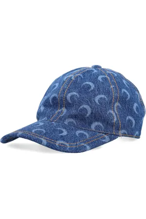 Marine Serre Crescent Moon denim baseball cap