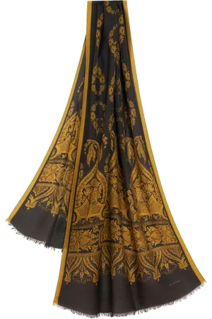 Etro Patterned-jacquard scarf