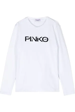 Pinko Flock logo long-sleeve T-shirt