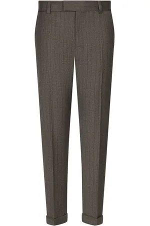 Dolce & Gabbana Pinstripe stretch-wool trousers
