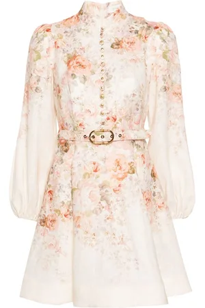 ZIMMERMANN Illustration mini dress