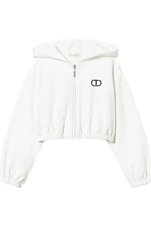 Twin-Set Logo-embroidered hoodie