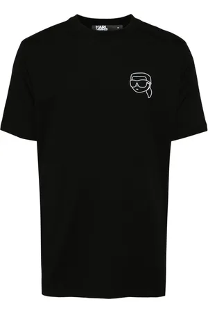 Karl Lagerfeld Ikonik Outline organic-cotton T-shirt