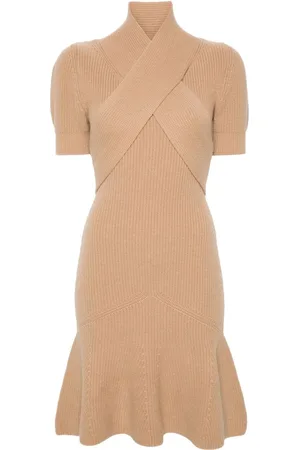 Patou Wrap-front mini dress