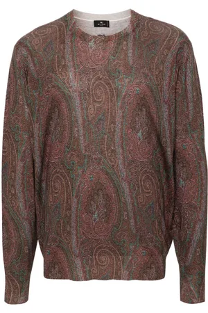 Etro Paisley-jacquard sweater