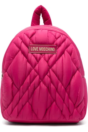 Moschino Logo-plaque backpack