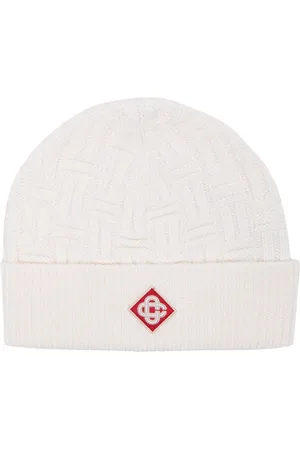Casablanca Column stitch beanie hat