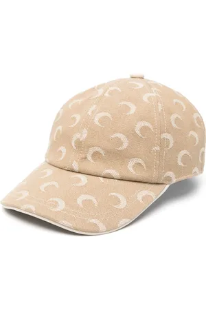 Marine Serre Moon jacquard twill baseball cap