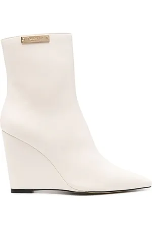 Twin-Set 100mm logo-plaque boots