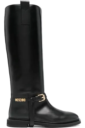 Moschino Logo-lettering boots