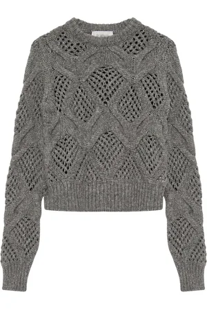Sportmax Open-knit long-sleeve jumper