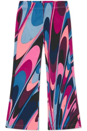 PUCCI Junior Onde flared trousers