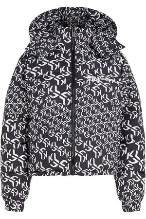 Karl Lagerfeld Monogram puffer jacket