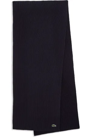 Lacoste Ribbed-knit wool scarf