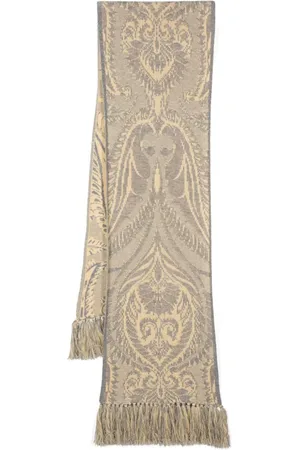 Etro Barocco jacquard-knit scarf