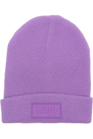 Liu Jo Appliqu??-logo beanie hat