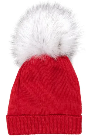 COLORICHIARI Pompom-detail beanie