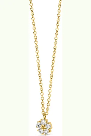 VEYNOU 14kt yellow Lily diamond necklace