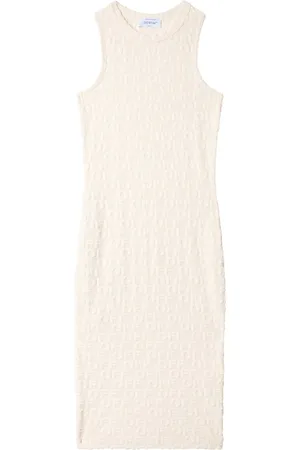 OFF-WHITE Off terry rowing dress