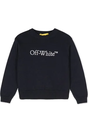 OFF-WHITE Embroidered-logo jumper