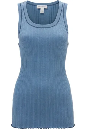 Victoria Beckham Striped fine-knit top