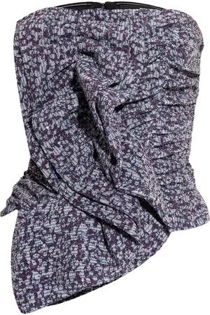 ROTATE Ruched strapless top