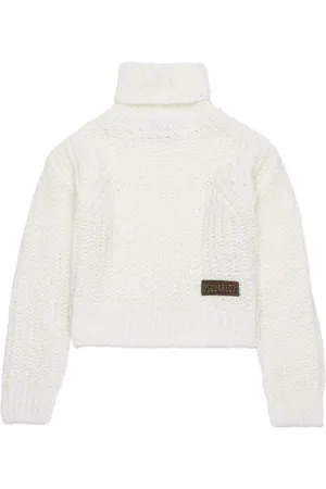 Dsquared2 Logo-patch roll-neck jumper
