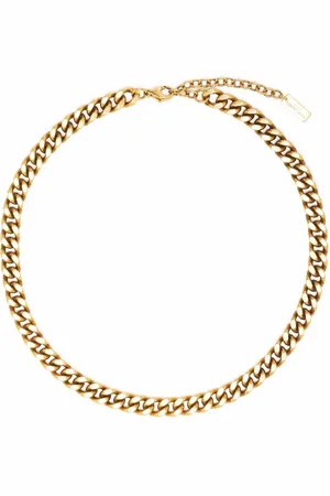 Saint Laurent Curb-chain short necklace