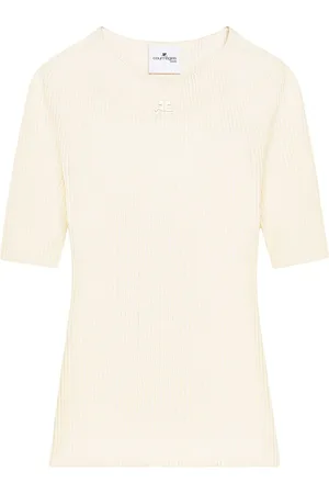 Courrèges Solar knitted top