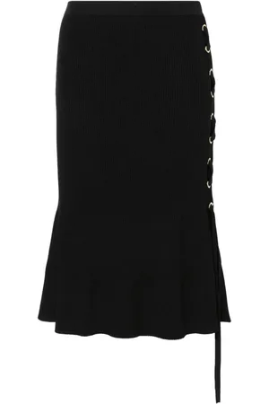 Twin-Set Logo-plaque skirt