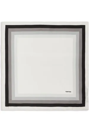 Tom Ford Stripe print scarf