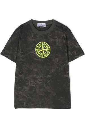Stone Island Embroidered-logo T-shirt