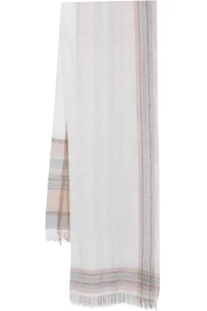 PESERICO SIGN Frayed scarf