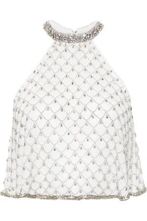 Pinko Crystal-embellished top