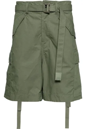 SACAI Belted shorts