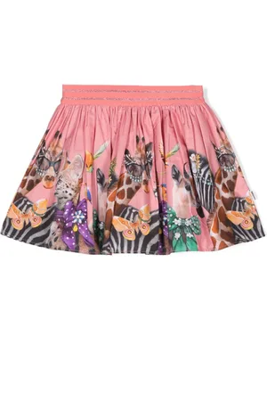 Molo Animal-print mini skirt
