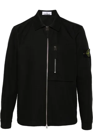 Stone Island Compass-badge shirt jacket