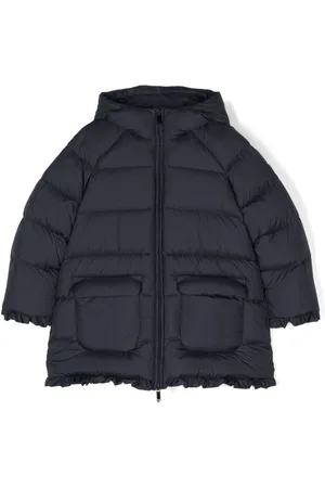 Il gufo Logo-patch puffer jacket