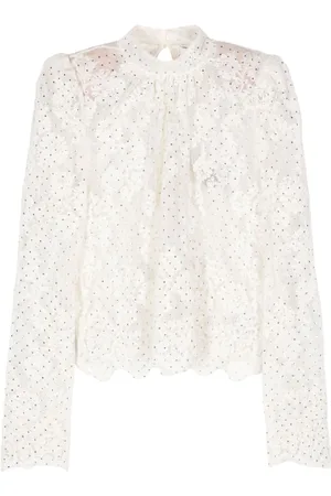 Self-Portrait Crystal-embellished blouse