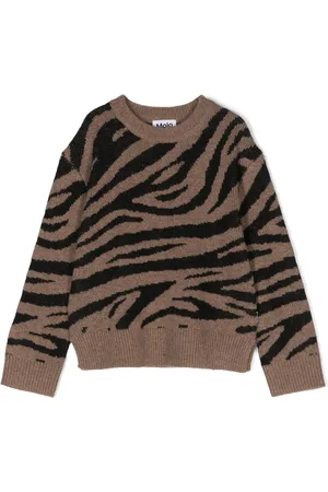 Molo Zebra knit sweater