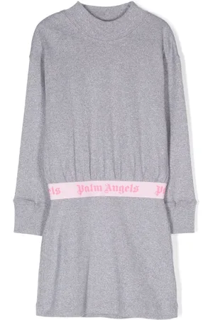 Palm Angels Logo-waistband dress