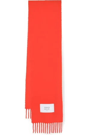 Maison Kitsuné Fringed scarf
