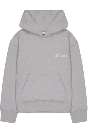 LANEUS Logo-embroidered hoodie