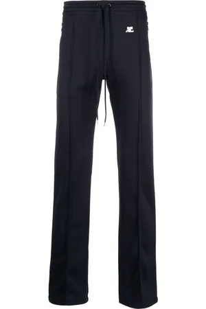 Courrèges Logo-patch detail trousers