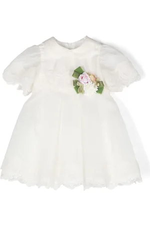COLORICHIARI Lace-trim dress