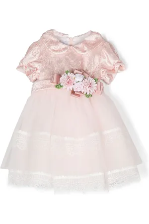 COLORICHIARI Floral-appliqu?? dress