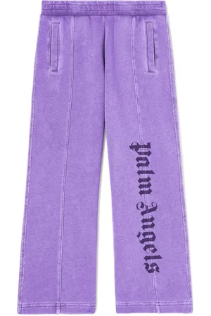 Palm Angels Logo-print cotton track pants