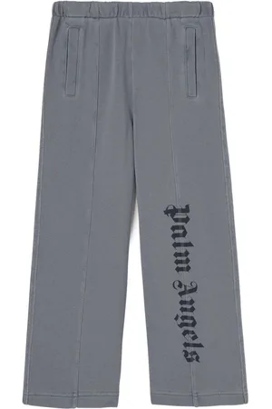 Palm Angels Logo-print cotton track pants