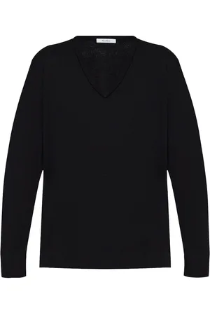 Max Mara V-neck wool knit top