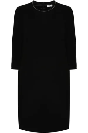 PESERICO SIGN Bead-embellished midi dress